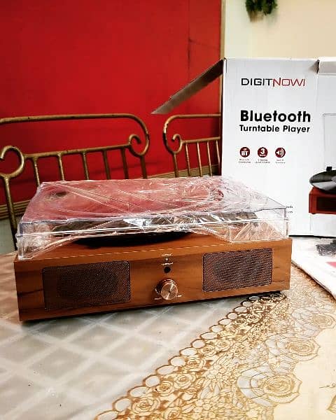 Digitnow Bluetooth Turntable Gramophone Record Player Vinyl Antique 6