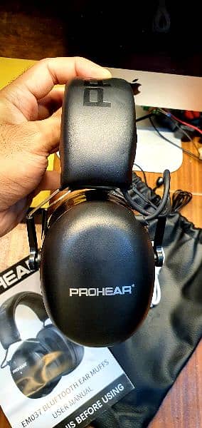 PROHEAR EM037 bluetooth headphones Ear muff imported USA 1