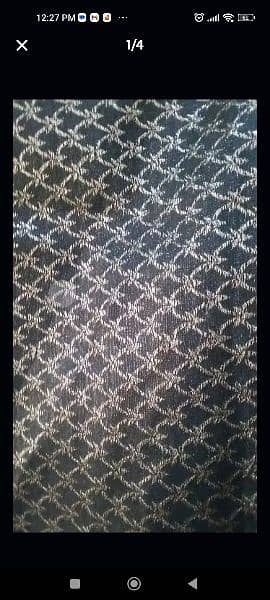 black banarsi cloth for sherwani etc 0