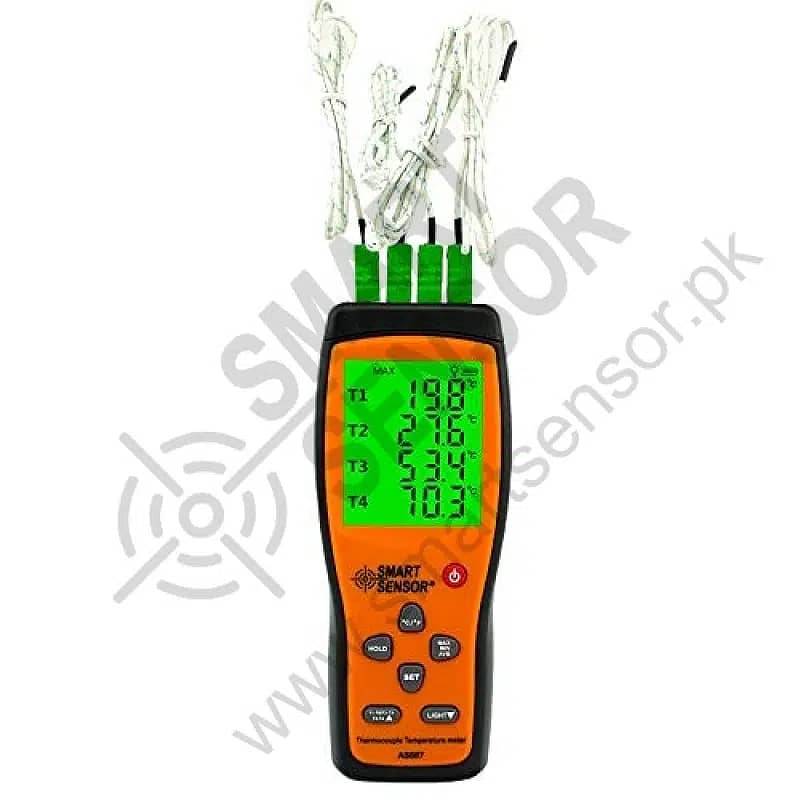 AS887 SMART SENSOR Thermocouple temperature Meter (four channel) 0