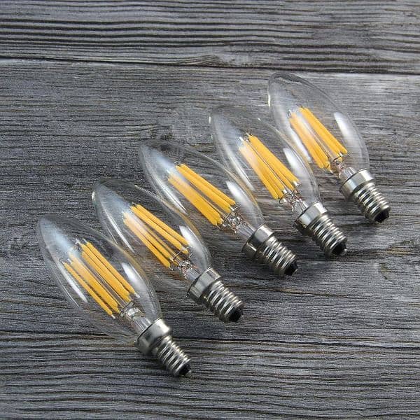 5 Packs) BRIMAX C35 E14 LED Candle Bulb Filament Energy Savings 7