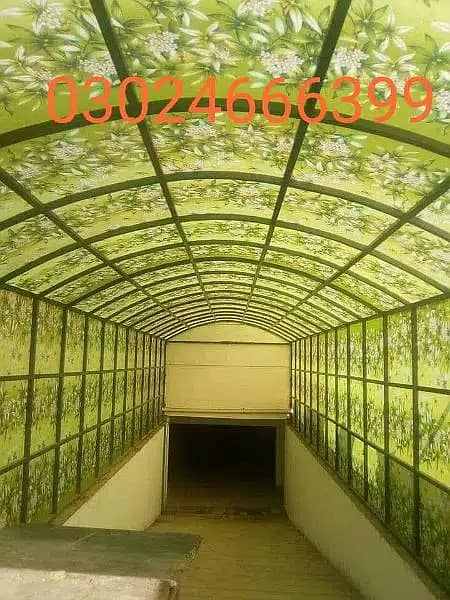 Fiber glass door/ parking shed/ fiberglass/ fiber glass / fiber sheet 2