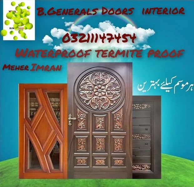 Fiber pvc Doors interior   Best quality in pakistan 3
