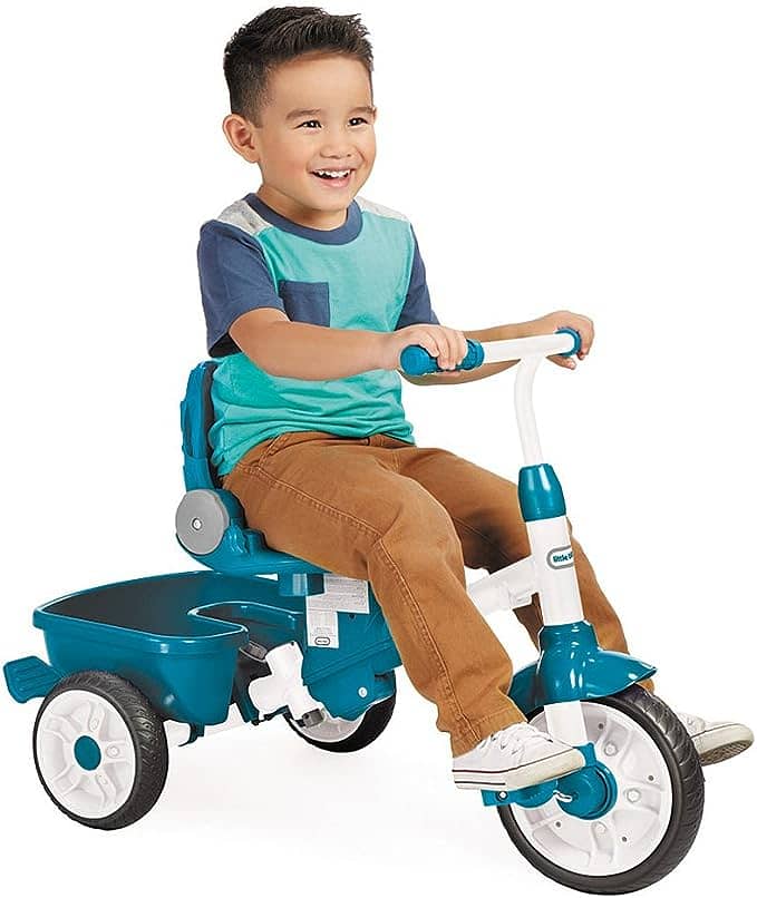 Little Tikes Perfect Fit 4-in-1 Trike, Teal Color, 9 months - 5 years 3