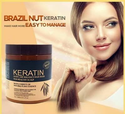 Keratin Hair treatment mask 500 ml Brazil nuts