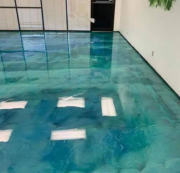 Epoxy flooring  ceiling paint work 5