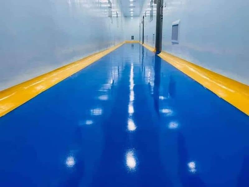 Epoxy flooring  ceiling paint work 2