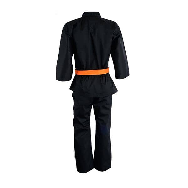 Karate Uniform, Suit, kimono, Black, Taekwando, Martial Arts ONA. BAF 4