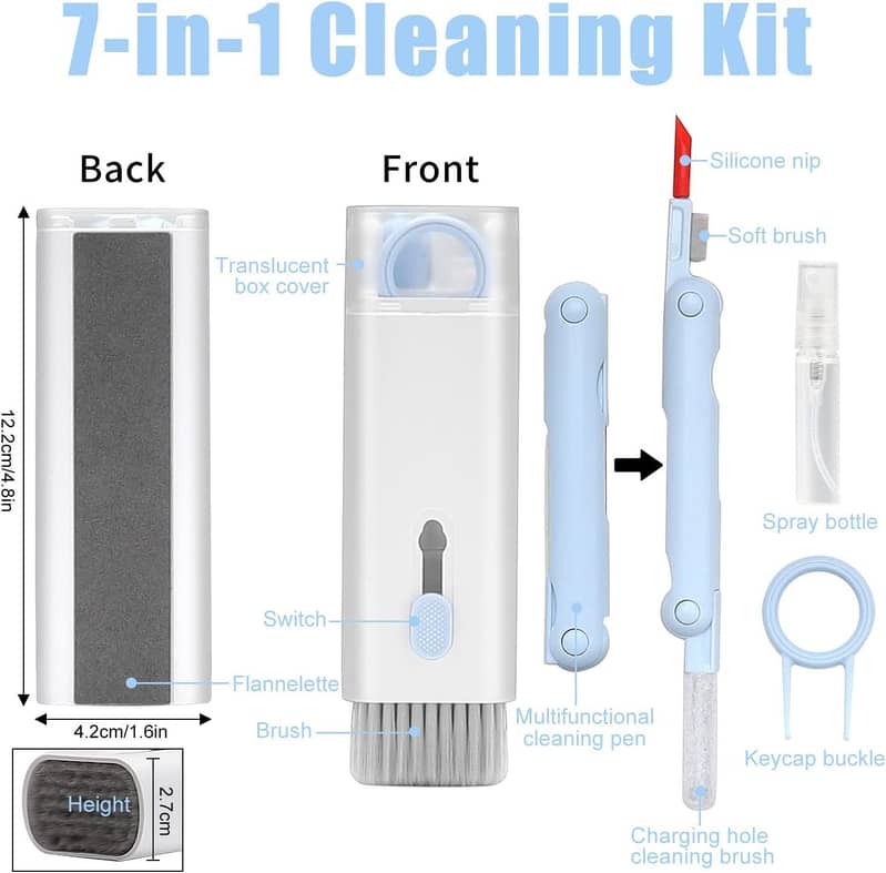 7 in 1 Computer Keyboard Cleaner Brush Kit Earphone Cleaning Pen 1
