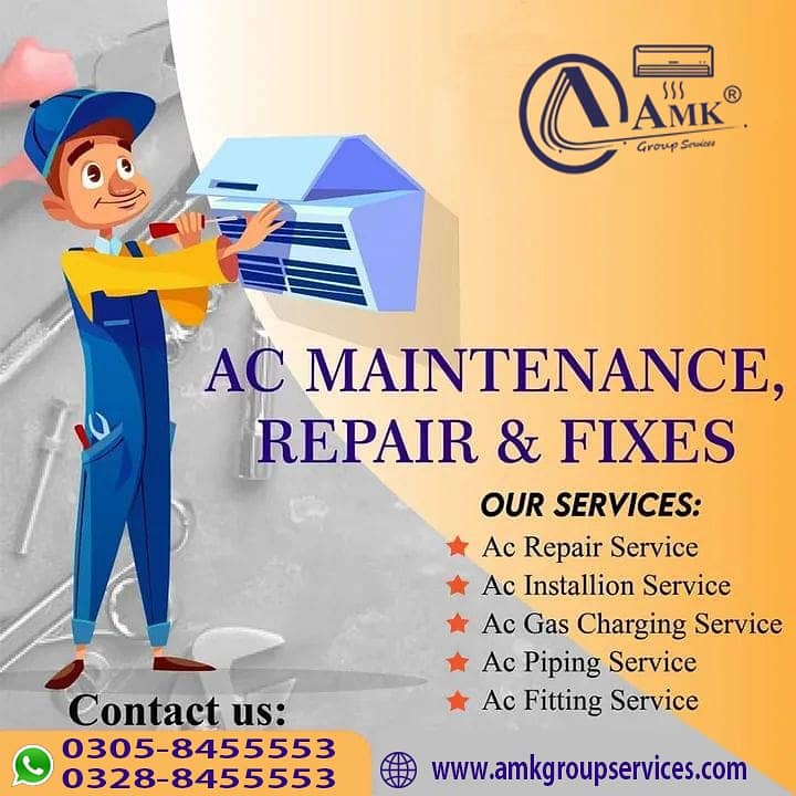 AC Installation & Gas Charge | Ac Maintenance | Ac service on in 1400 5