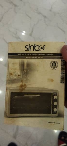 sinbo electric oven 0