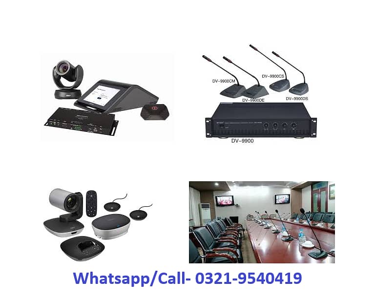 Conference System | Audio Video Delegate Mic Meetiong | Wireless Mics 12