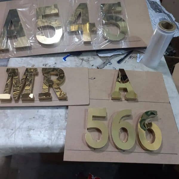 #Steel Letters #Black mat  #Mashallah #Silver & Golden 6