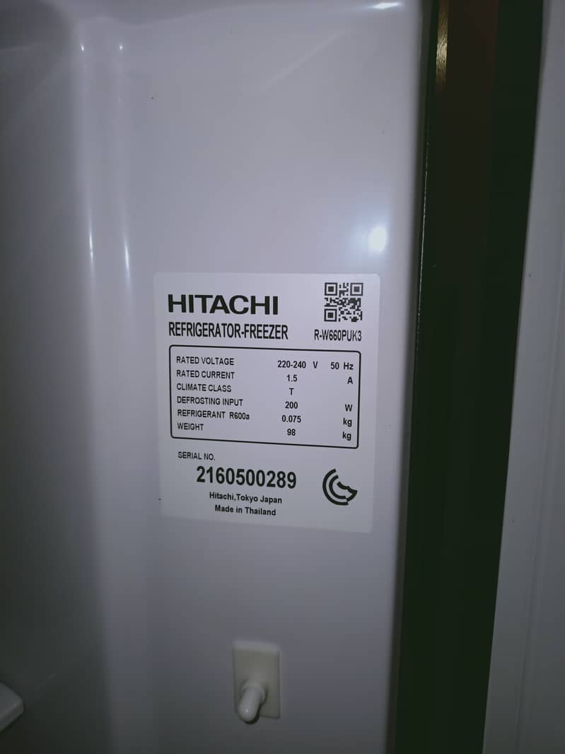 Hitachi dual inverter imported fridge 1
