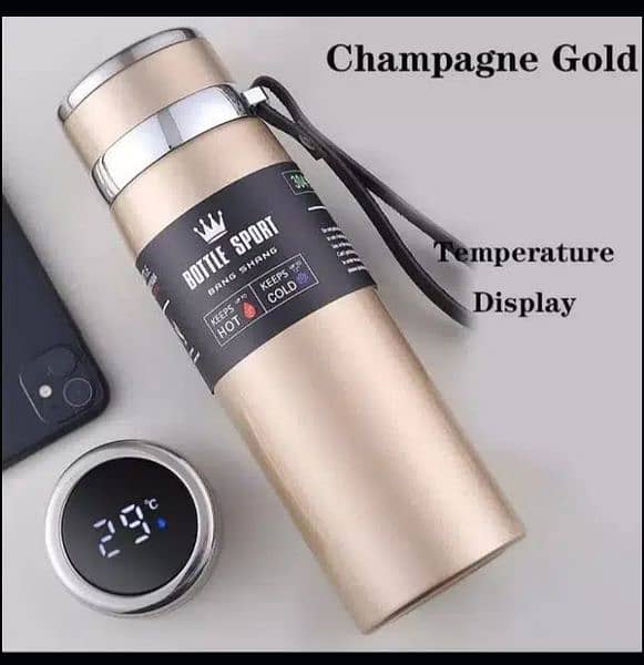 DIGITAL WATER BOTTLE / TEMPERATURE BOTTLE FOR SALE 9