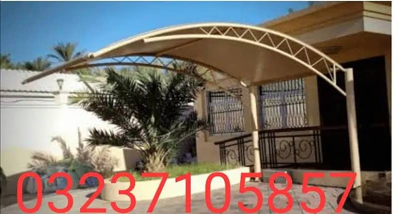 Fiber glass canopy or gazebo / fiber shades / Fiber works / car sheds 1