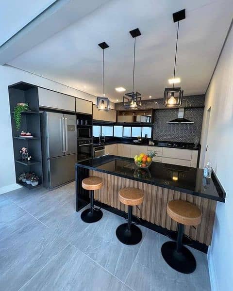 kitchen cabinet and granite 19