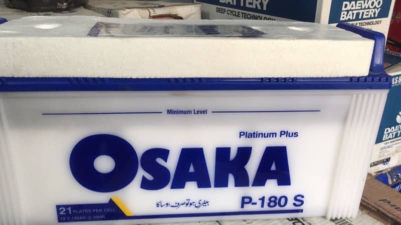 Osaka P-180 New battery Free home delivery nd free battery fitting. 0