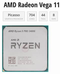 AMD Ryzen 5 pro 3400G with Radeon RX Vega 11 Graphics (12nm) 0