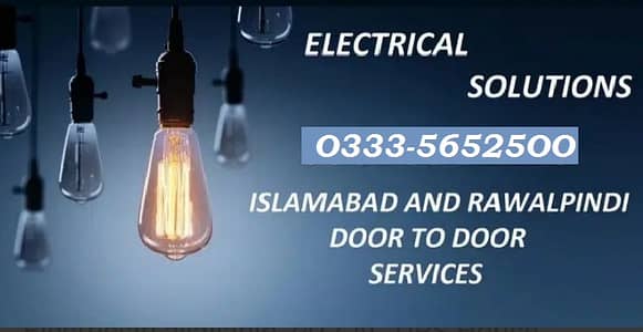 Professional Electrician Services All Over Rwp/Islamabad