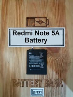 Redmi Note 5A Battery Replacement Model BN31 MDG6S Price in Pakistan