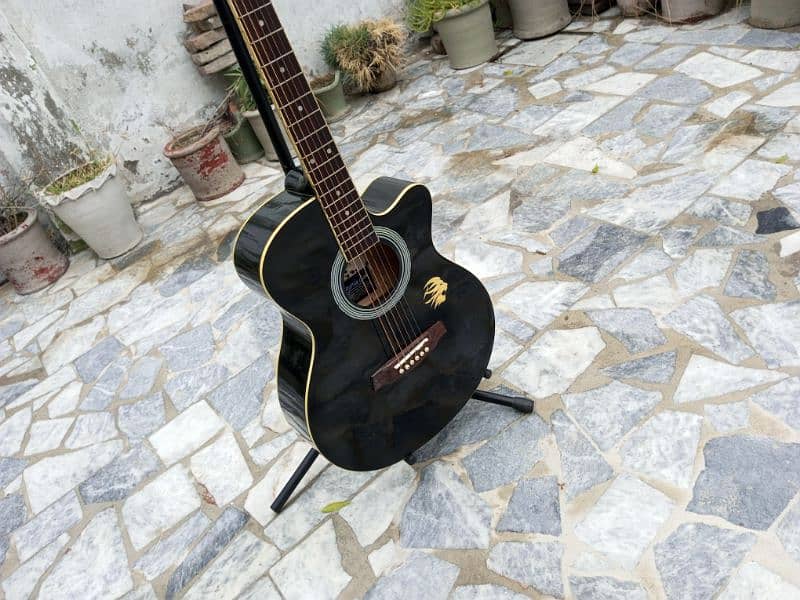 New Acoustic Black Color Guitar 1