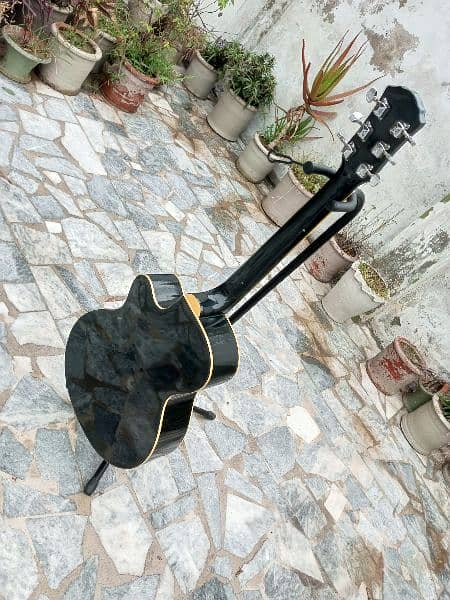 New Acoustic Black Color Guitar 9