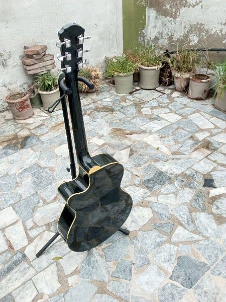 New Acoustic Black Color Guitar 11