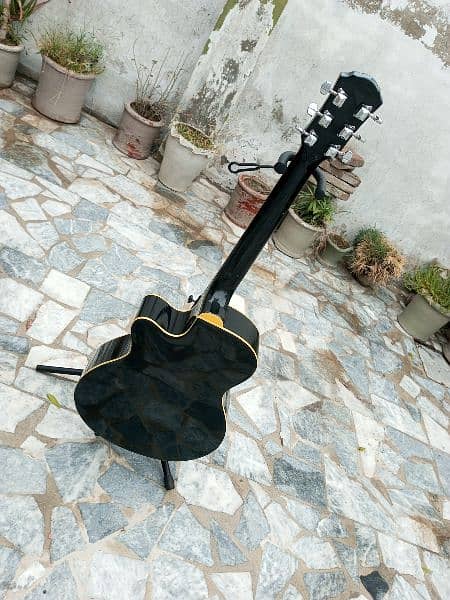 New Acoustic Black Color Guitar 12