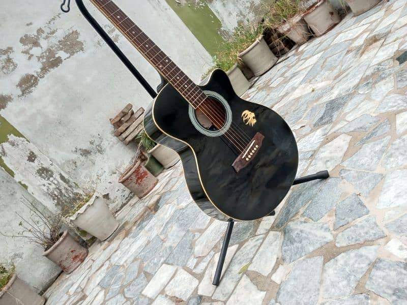 New Acoustic Black Color Guitar 18