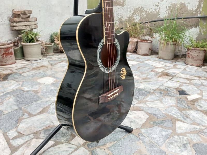 New Acoustic Black Color Guitar 19