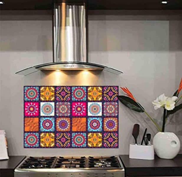 Self-adhesive Colorful Tile Stickers 03188764300 1