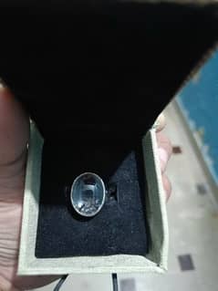 Original 6 carat Moh e Najaf Silver ring 0