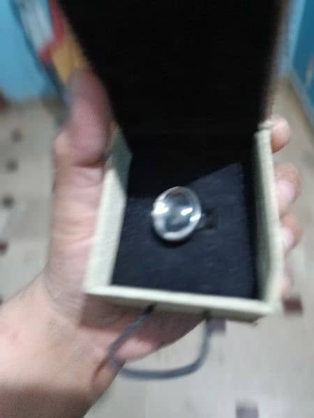 Original 6 carat Moh e Najaf Silver ring 1