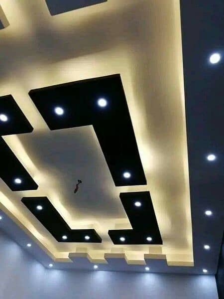 gypsum board false ceiling design 2