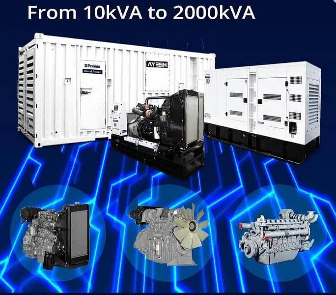 Generartors (10kva, 15kva, 20kva, 25kva, 30kva, 40kva, 45kva, 50kva) 1