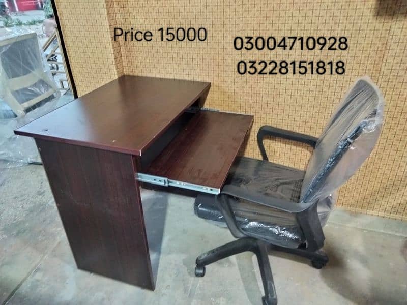 Computer table and 2024 chair set olx