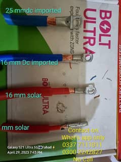 solar cable,dc cable,battery cable,6mm,16mm,25mm.