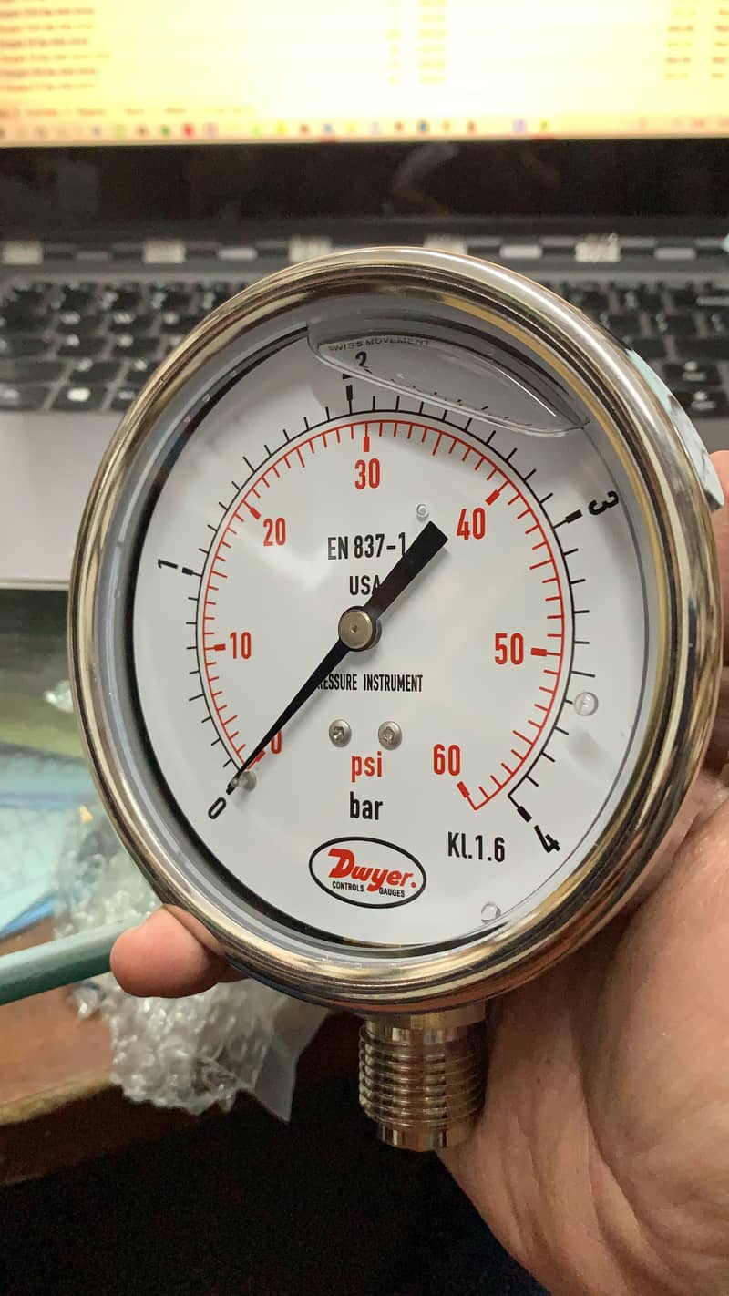 Pressure Gauges and Temperature Gauges of All Sizes and Ranges Avlbl 6