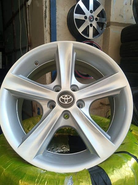 NEW BOX PACK ALLOY RIMS FOR COROLLA GRANDE, GLI AND XLI 4