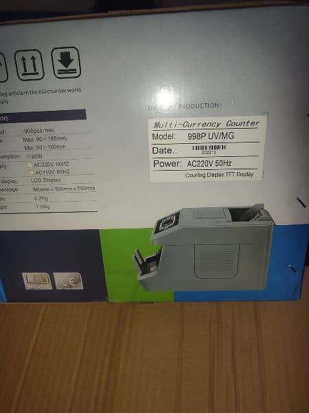 Cash counting machines,Mix note counter 100% fake detection Pakistani 7