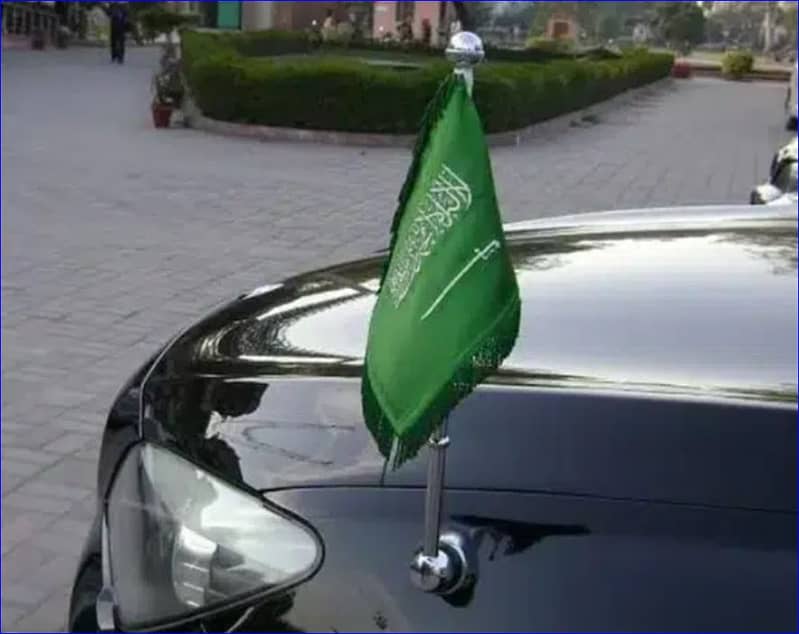 PP P  Car Flag pole & Palestine flag for car 12