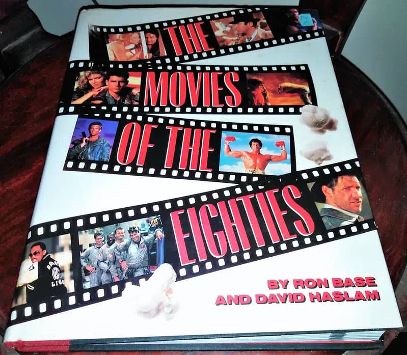 1990 U. S import Movies of The Eighties Book by Ron Base, David Haslam 1