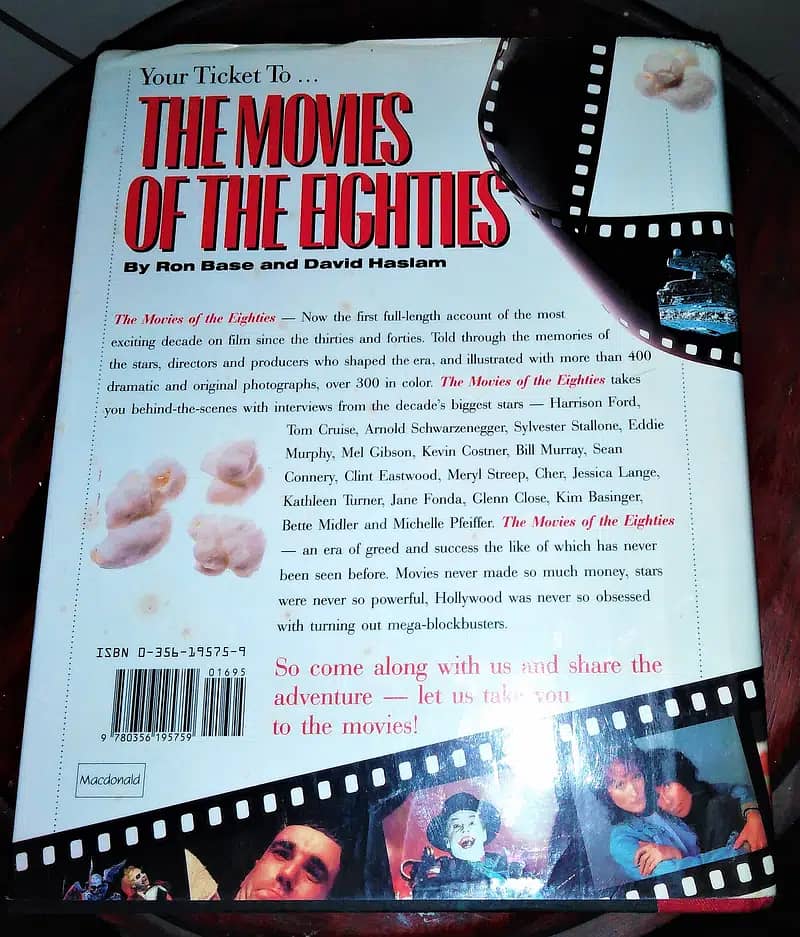 1990 U. S import Movies of The Eighties Book by Ron Base, David Haslam 14