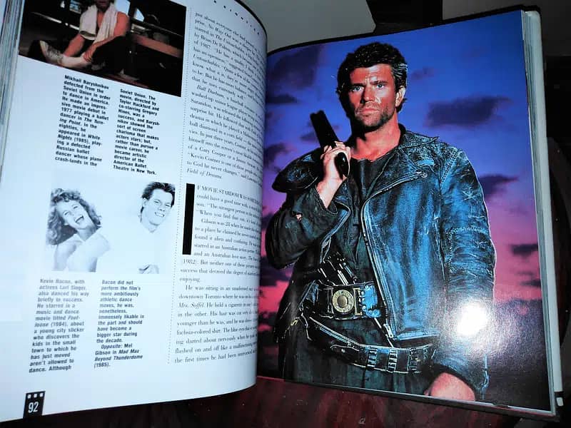 Rare 1990 U. S import Movies of The Eighties Book by Ron Base 6