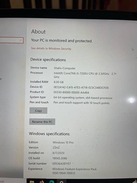 microsoft surface laptop with original wireless mouse 8