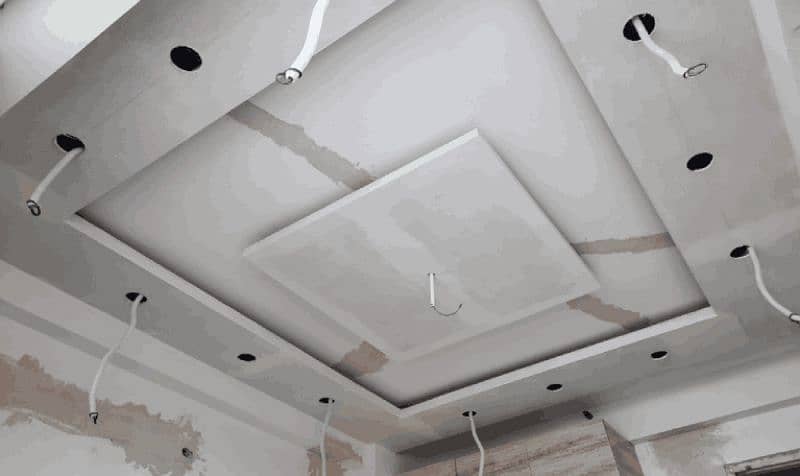 CNC partition,mdf hdf work,gypsum false ceiling,POP,pvc,wooden work 11