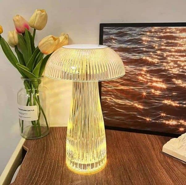 Mushroom Crystal Table Lamp| Best Lamp Remote RGB Lamp |Delivery Fast 1