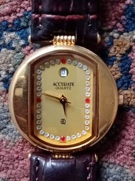 Accurate Quartz 22k gold plated 0