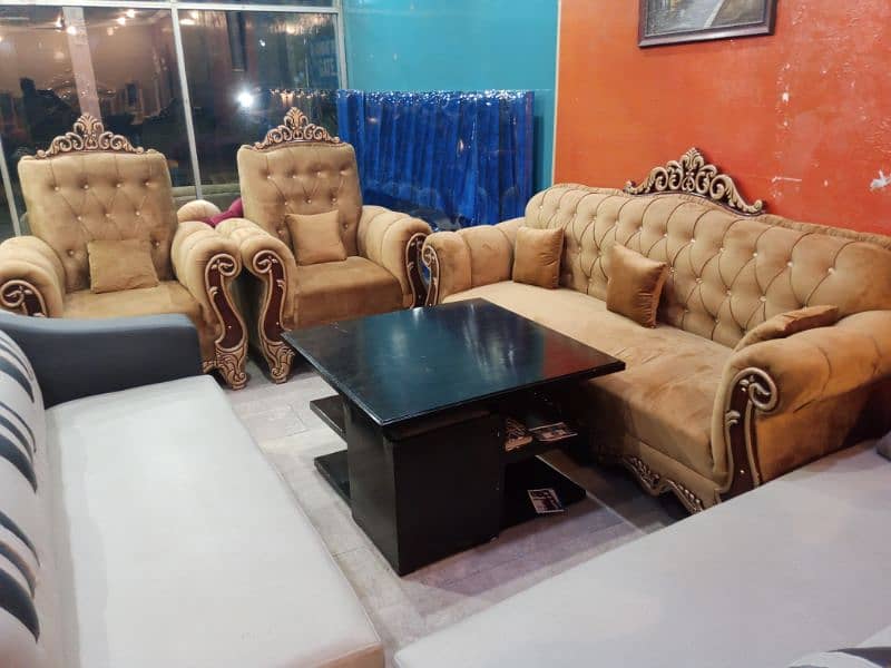 Ramzan offer 48500 Royal Modern Turkish style five str sofa set 7